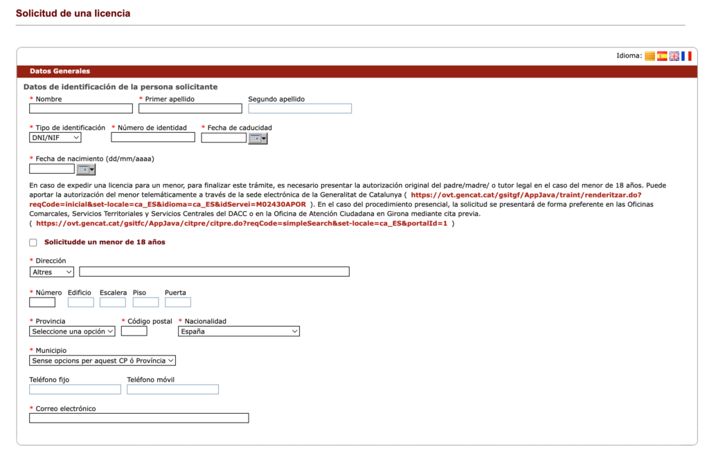 2 Sacar Licencia de Caza Cataluña Online