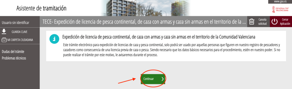 3 Solicitud de Licencia de Caza en Valencia Online
