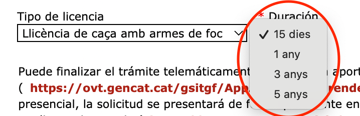 5 Sacar Licencia de Caza Cataluña Online