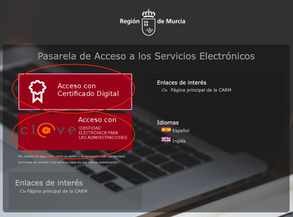 4 Solicitud Examen Online Licencia de Caza Murcia