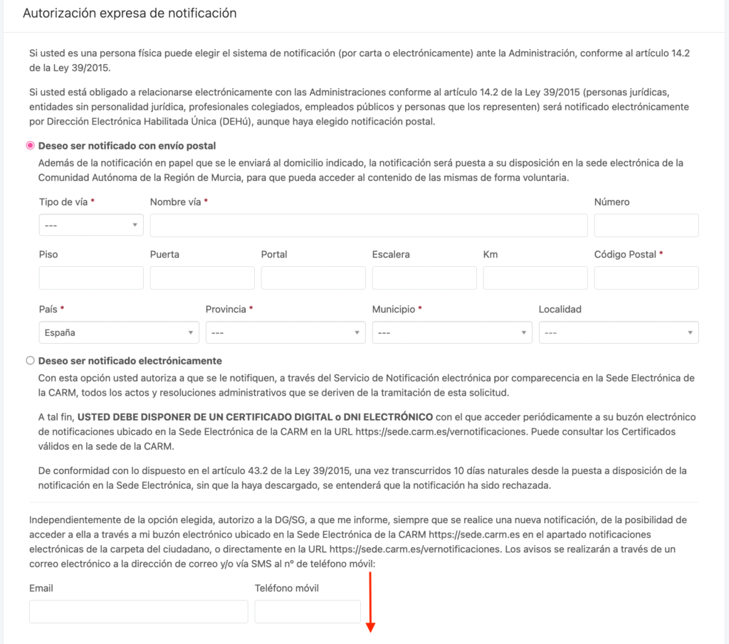 6 Solicitud Examen Online Licencia de Caza Murcia