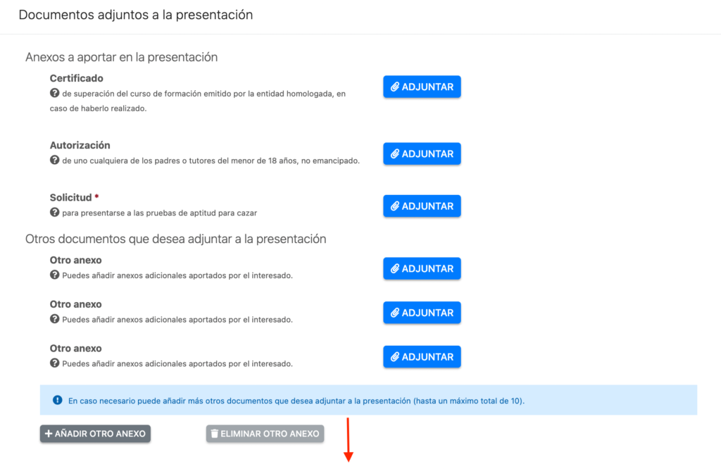7 Solicitud Examen Online Licencia de Caza Murcia